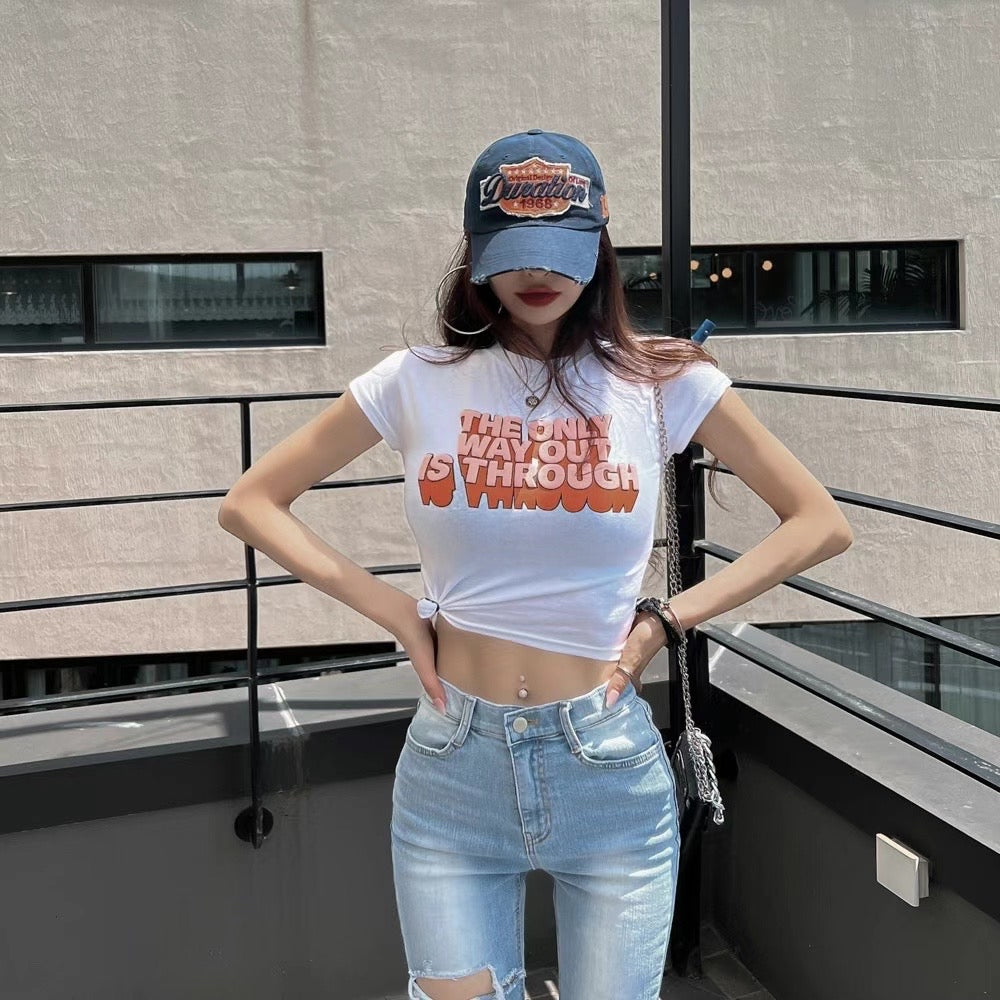 The Only Way高質刺綉立體Tee