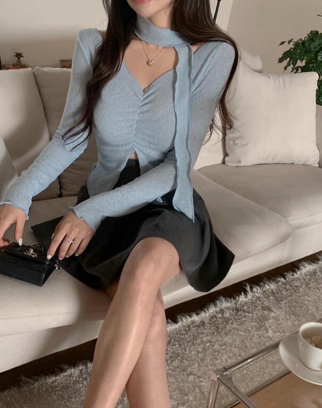 Lace Up Top Set