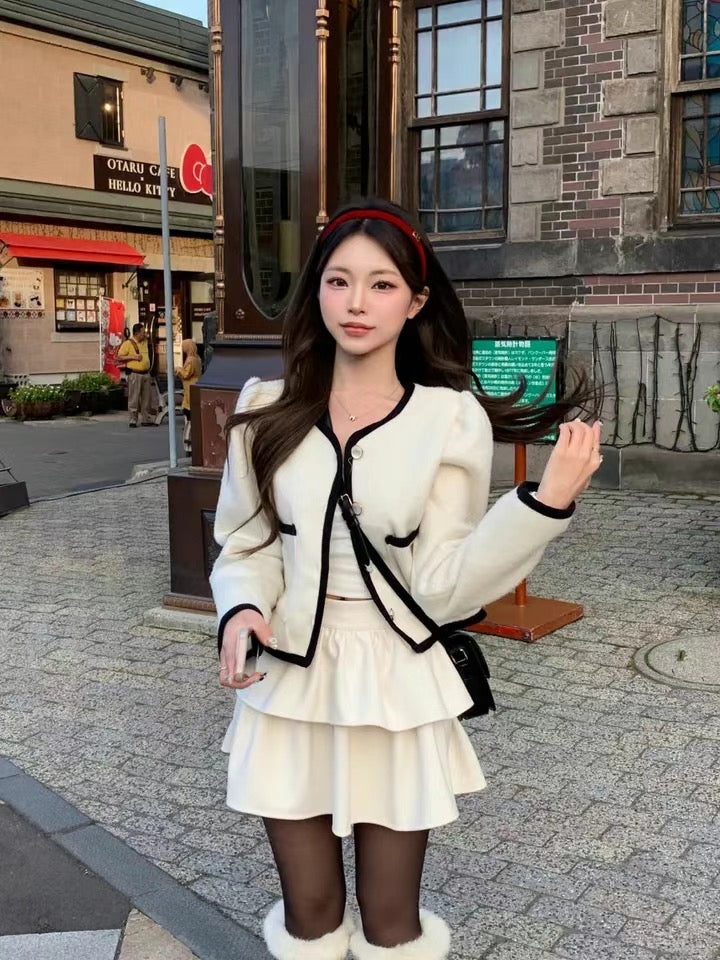 高質軟滑毛毛小香風Cardigans