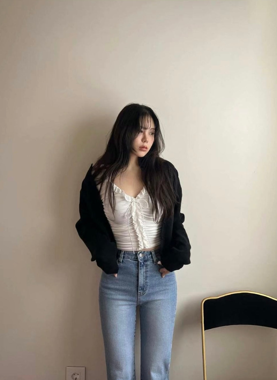 Ruffle Crop Top