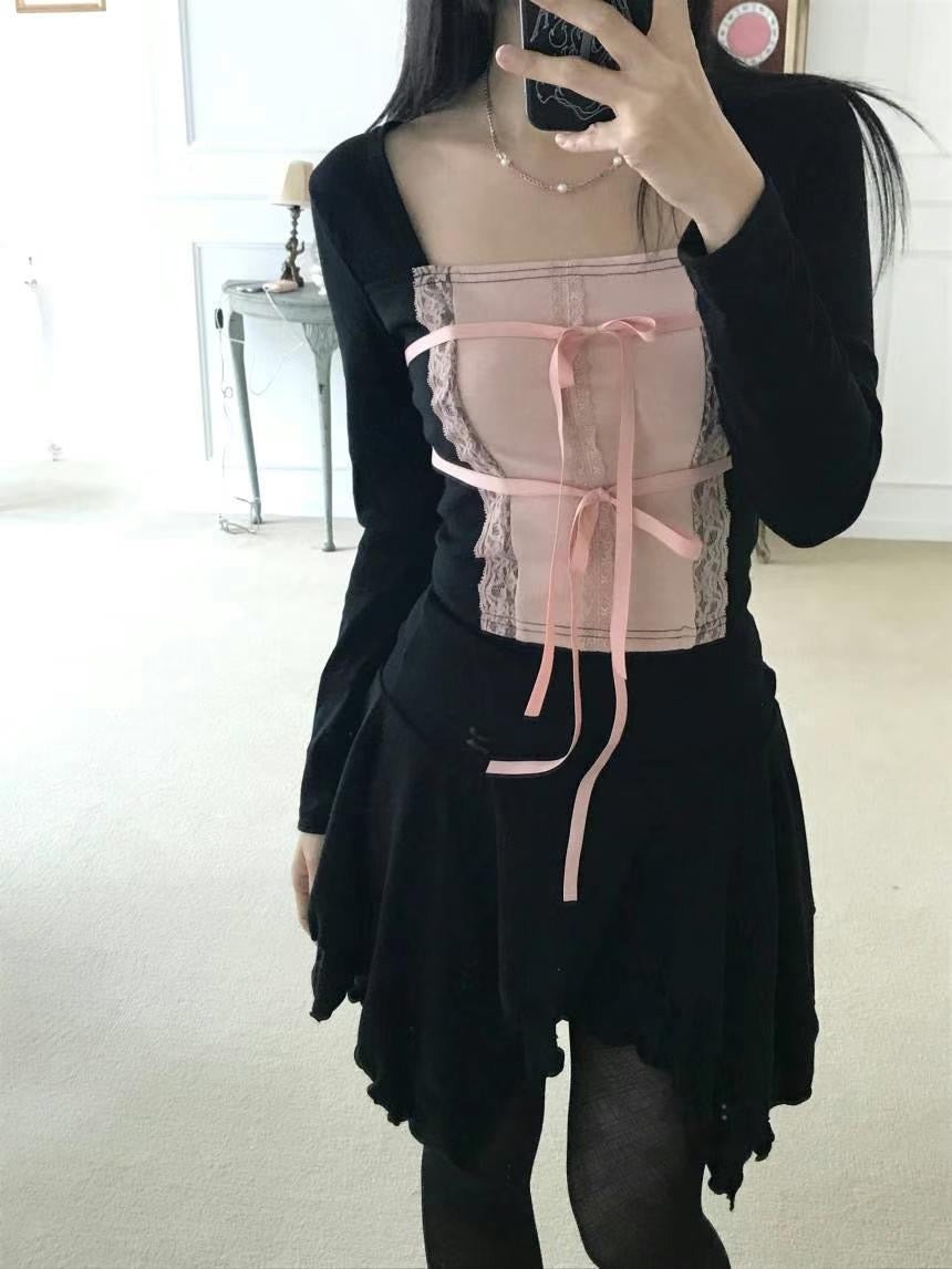 Vintage Ribbon Top