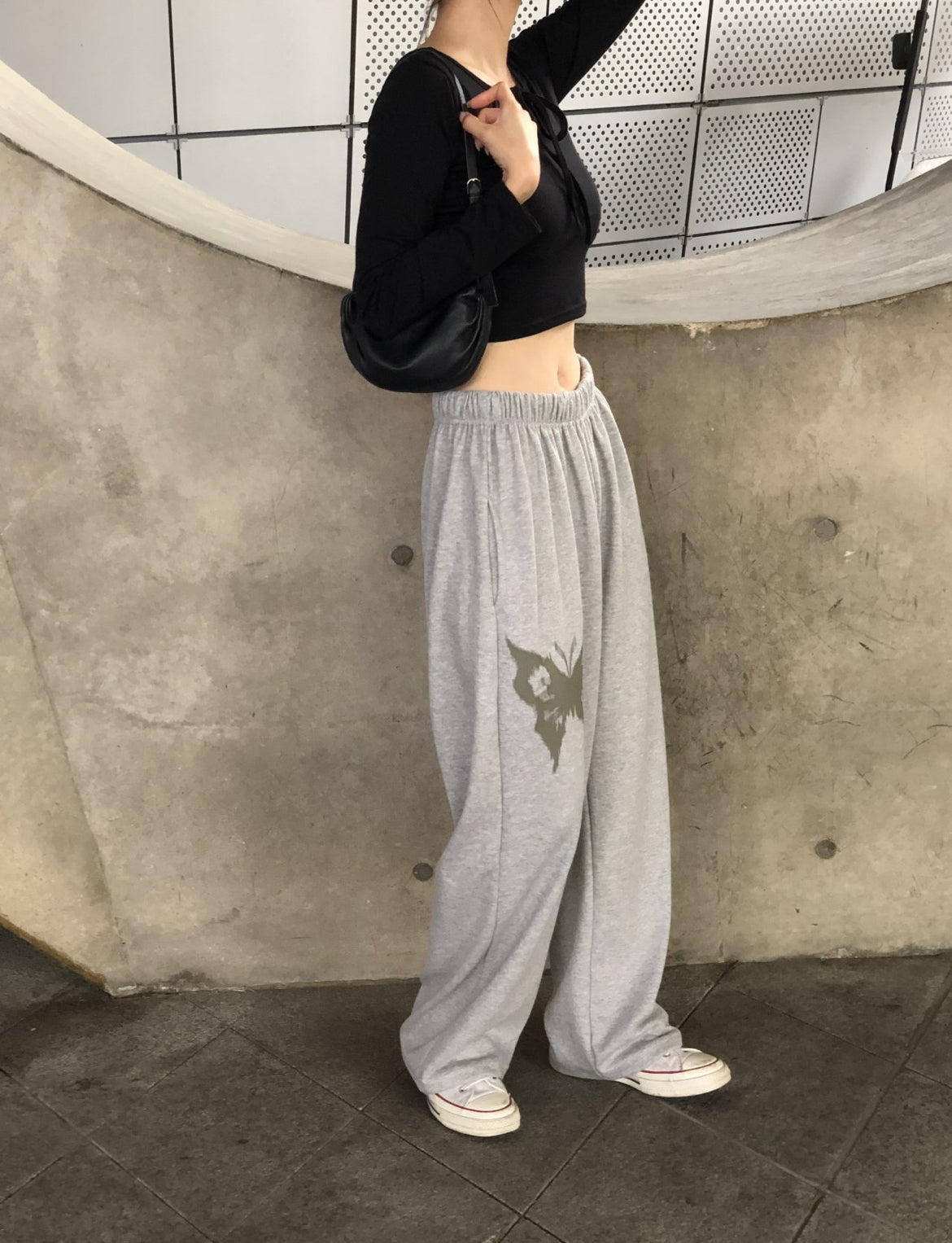 Vintage Butterfly Cotton Pant