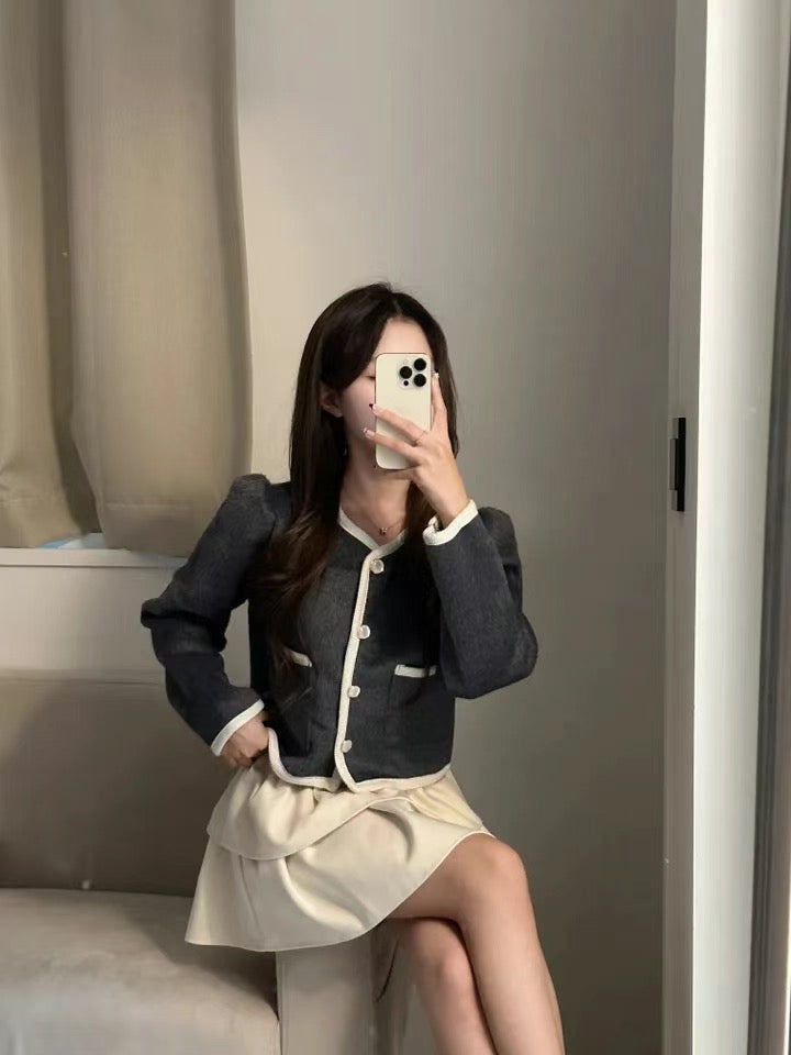 高質軟滑毛毛小香風Cardigans
