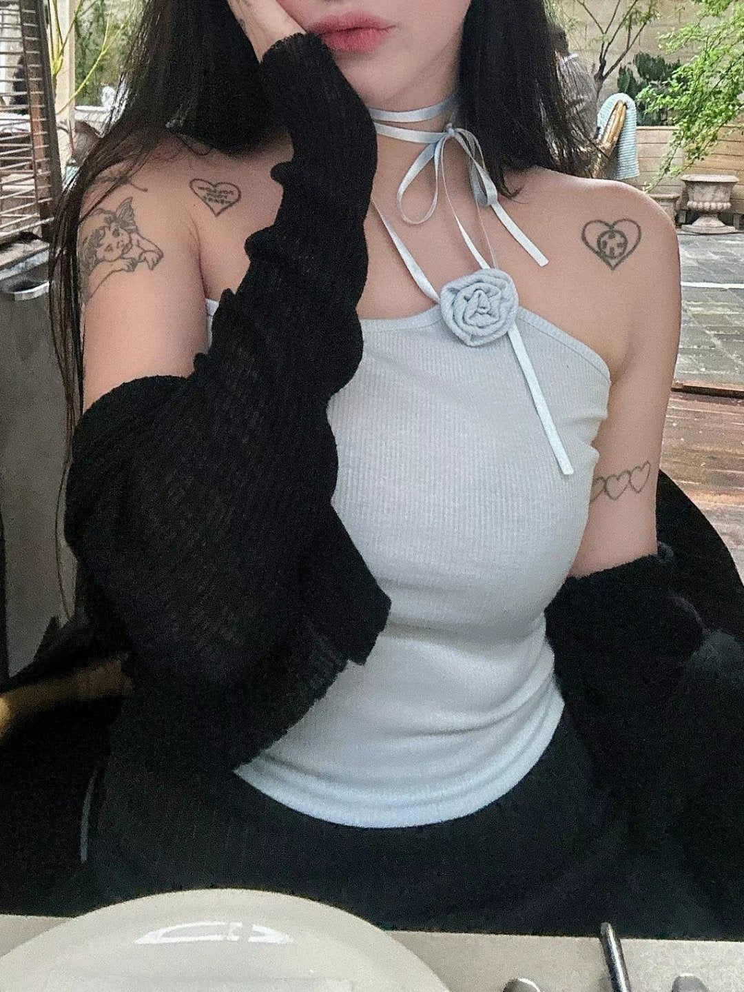 Rose Holter Top