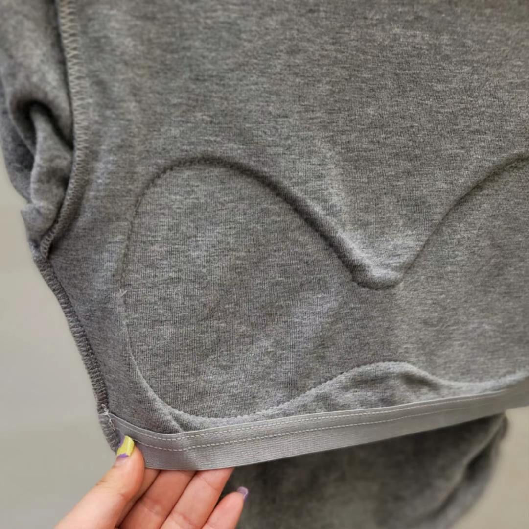 小心機大波波貼身抓皺Crop Top
