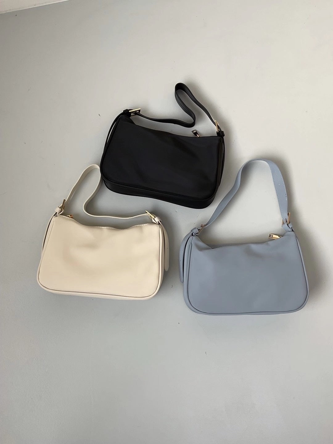 Piko Leather Zip Shoulder Bag