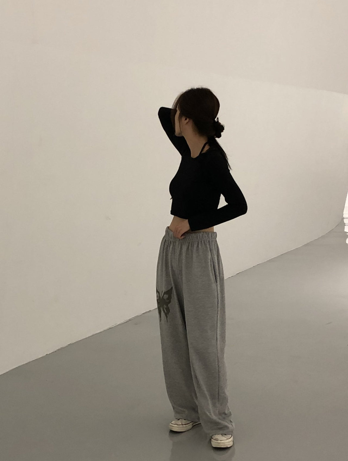 Vintage Butterfly Cotton Pant