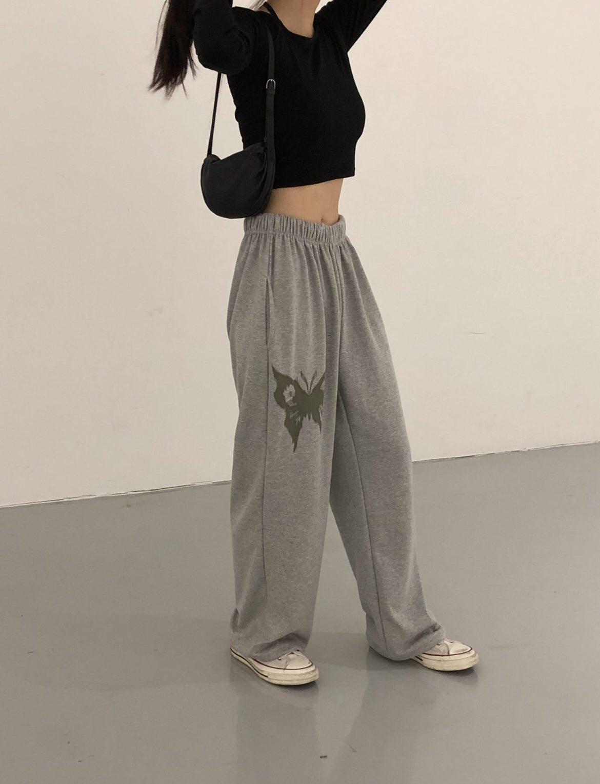 Vintage Butterfly Cotton Pant