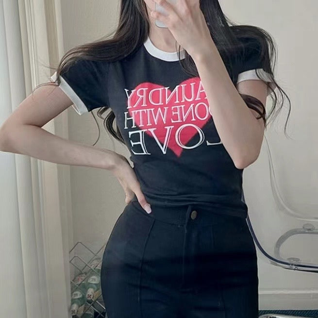 Done With Love Crop Tee