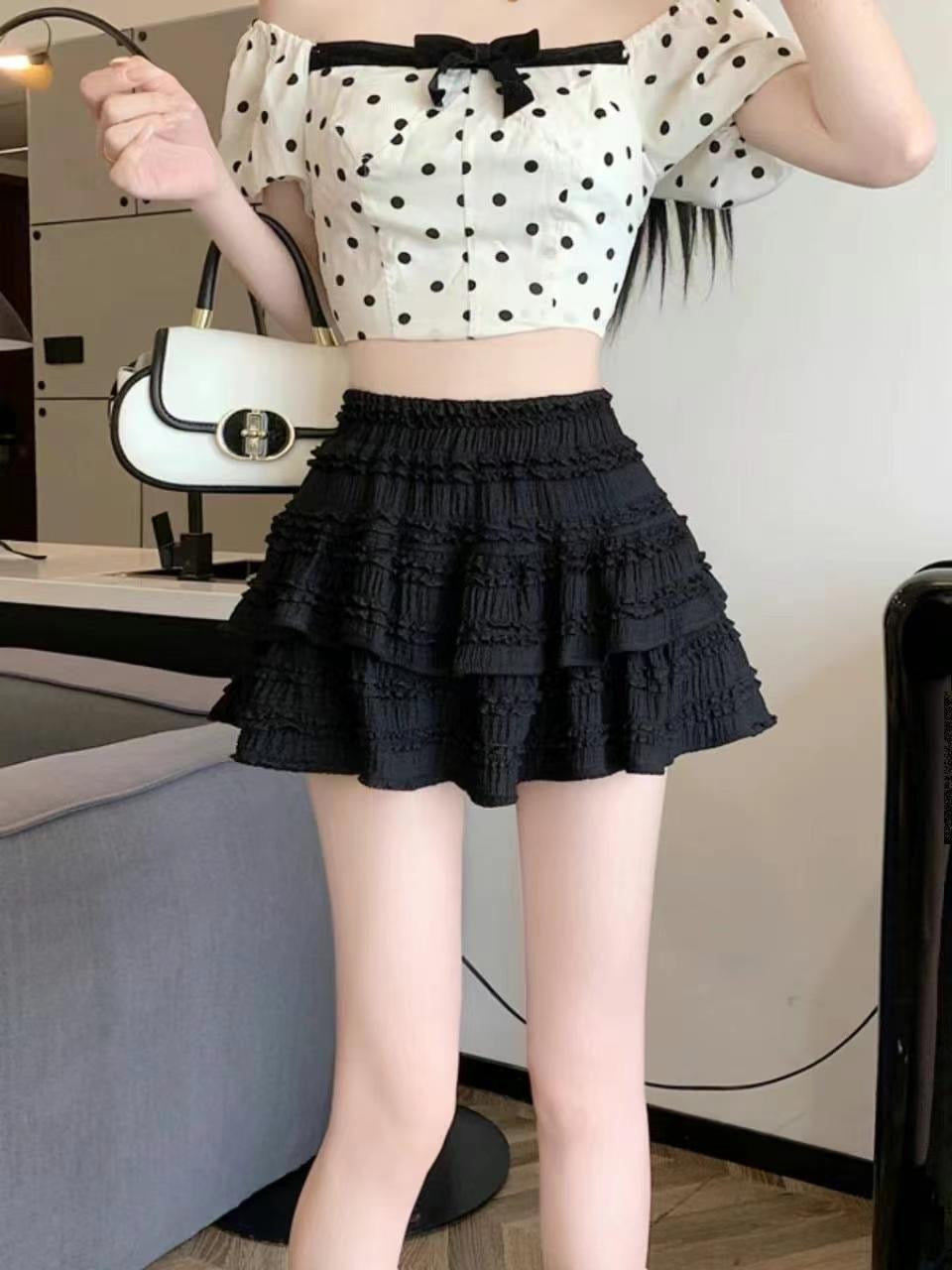 氣質蕾絲曡層蛋糕裙