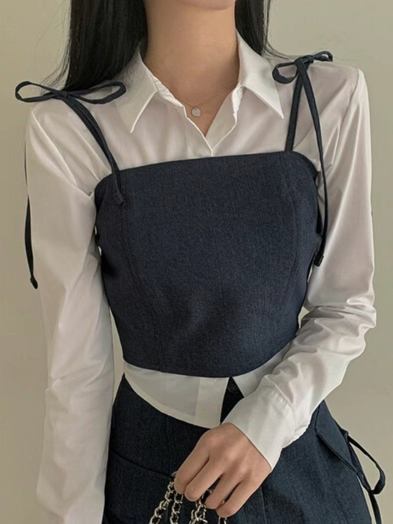 Denim Ribbon Set