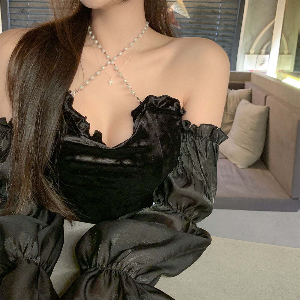 Velvet Pearl Dress