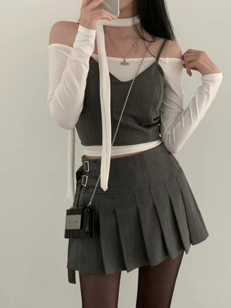 Spring Off Shoulder Top Set