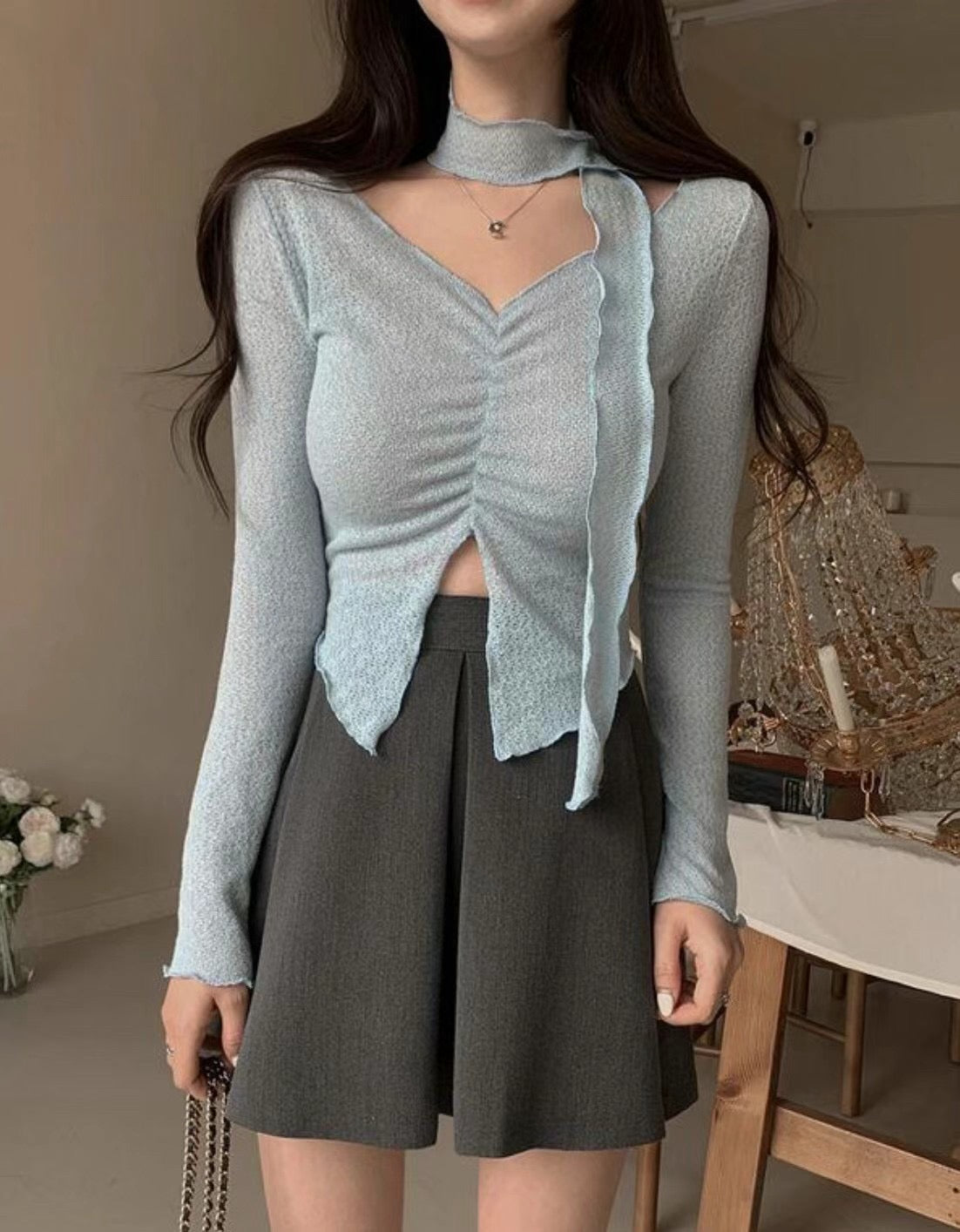 Lace Up Top Set
