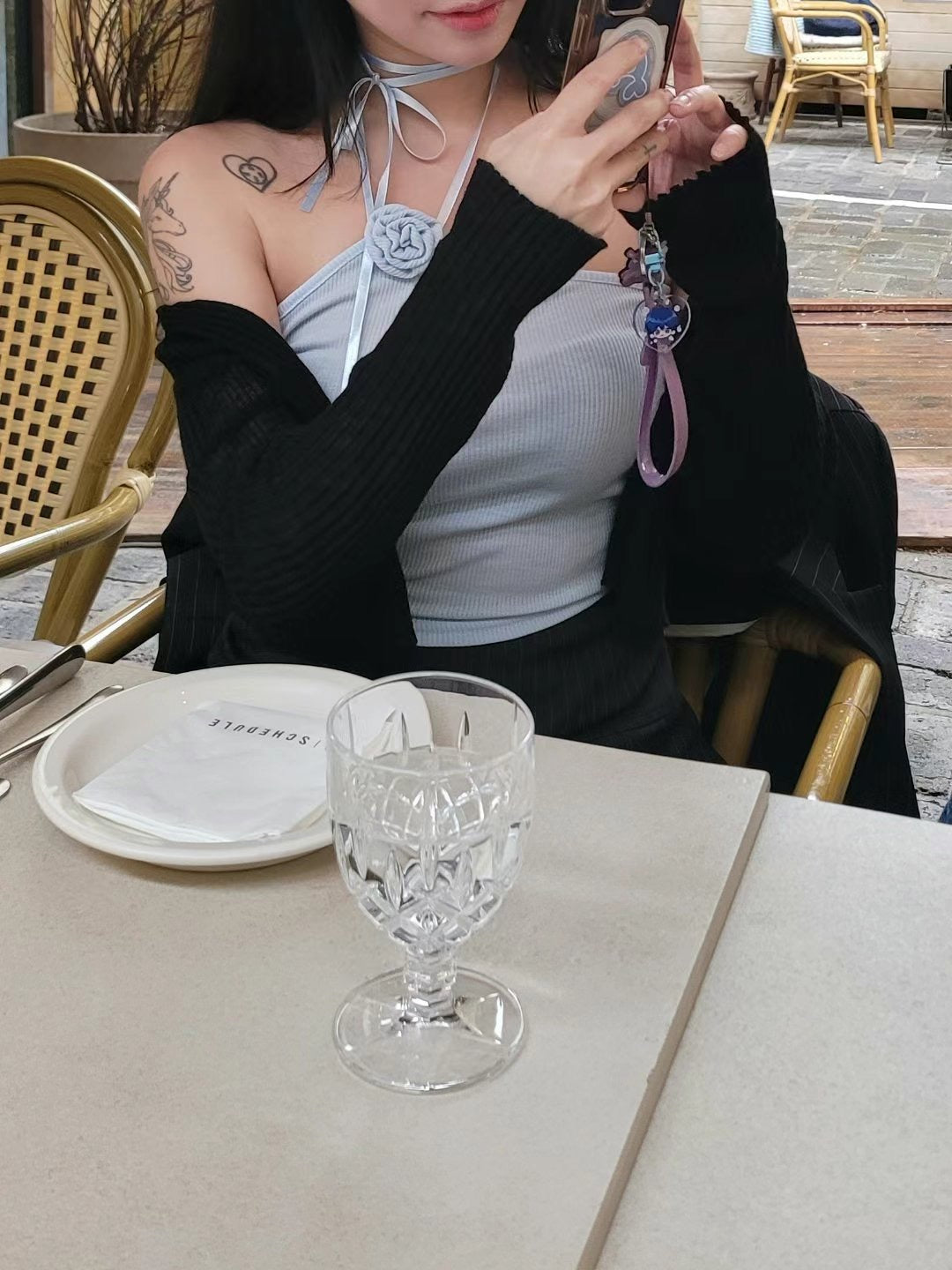 Rose Holter Top