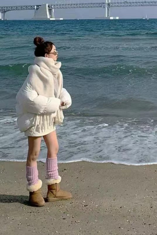戀人的海🤍立體心心浮雕短裙