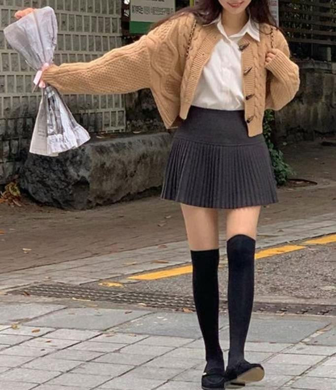 日常必備!! 扭麻花牛角鈕扣Cardigans