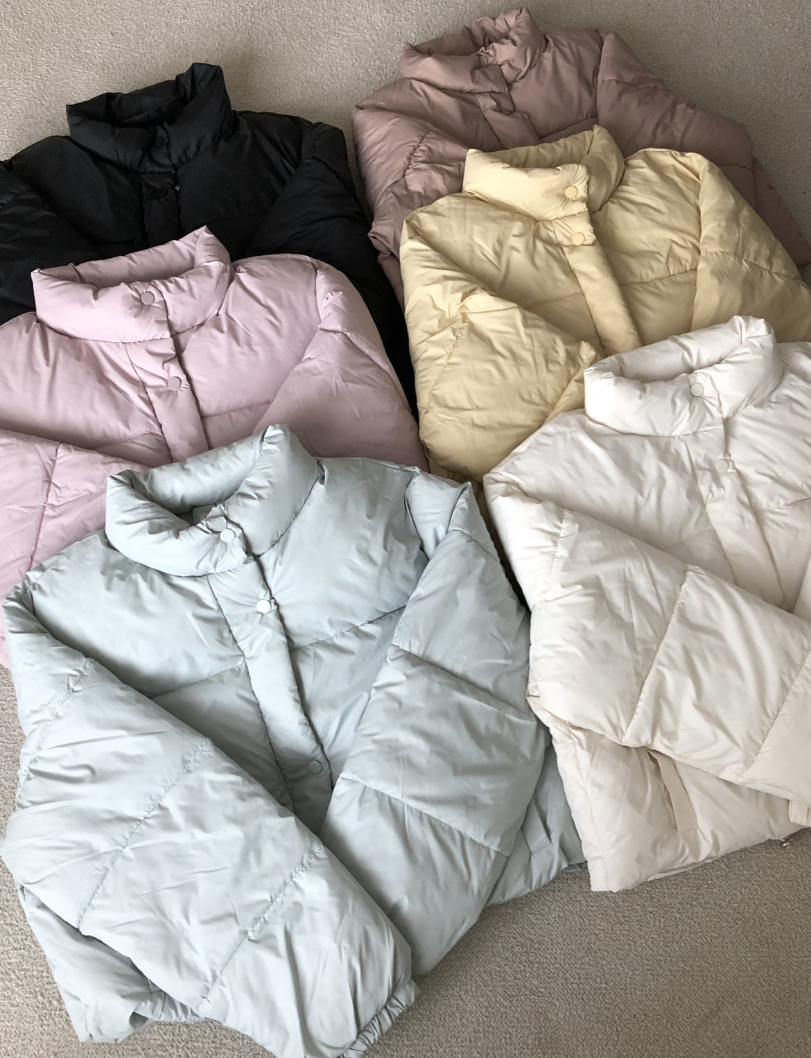 韓系蓬蓬迷你短羽絨