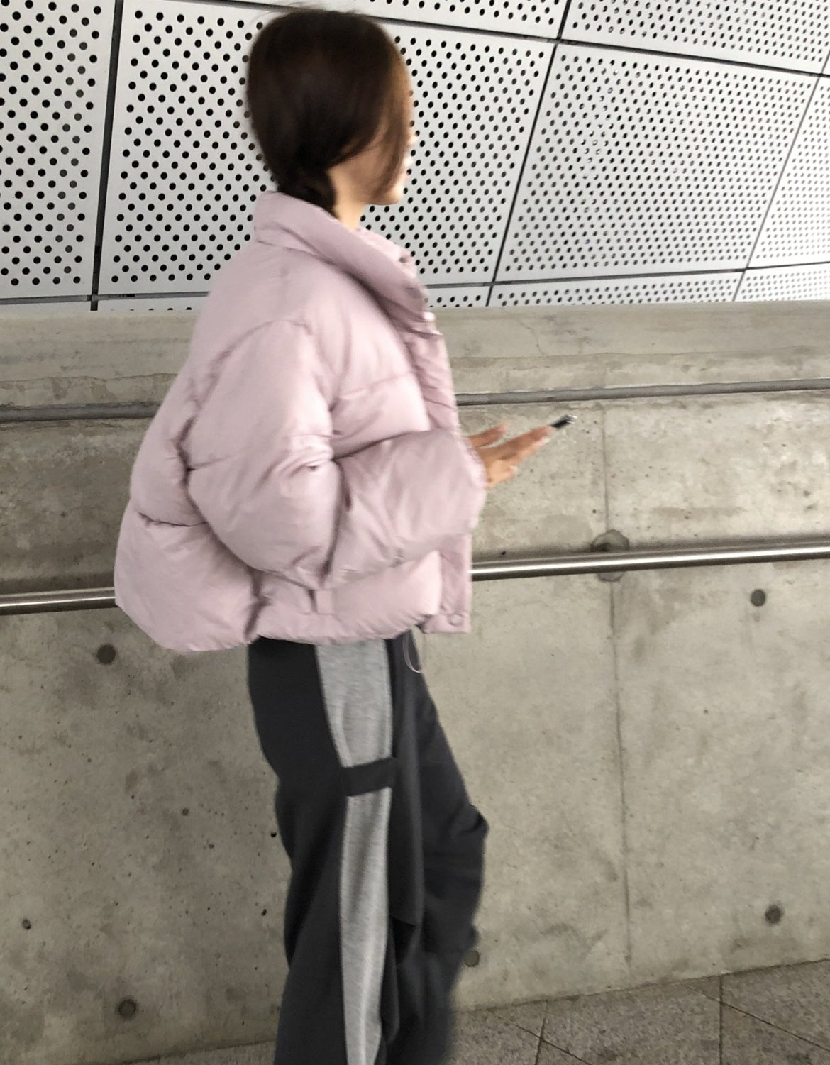 韓系蓬蓬迷你短羽絨