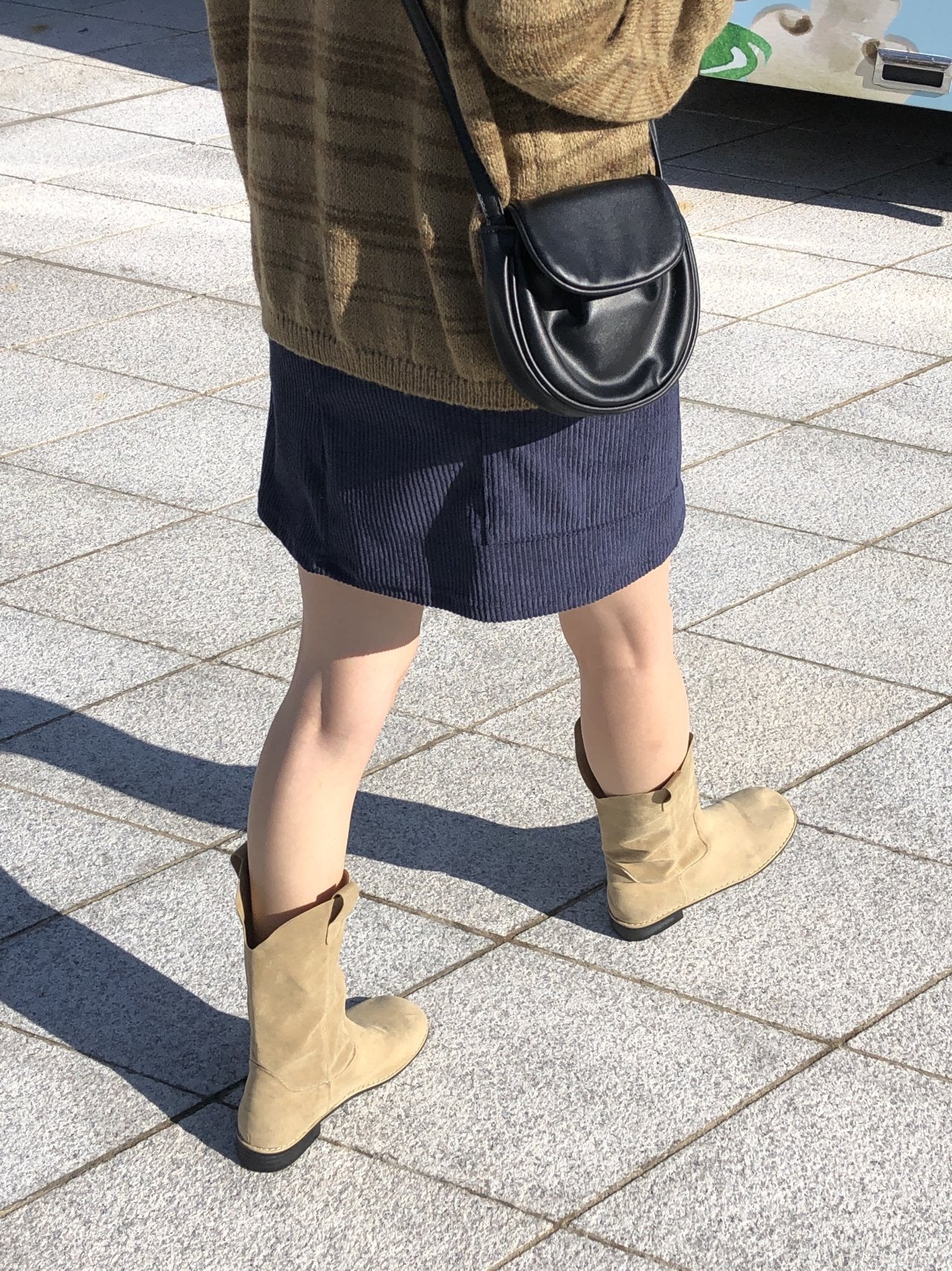 日常燈芯絨短裙