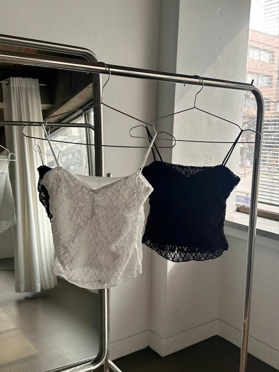 Eillet Lace Top