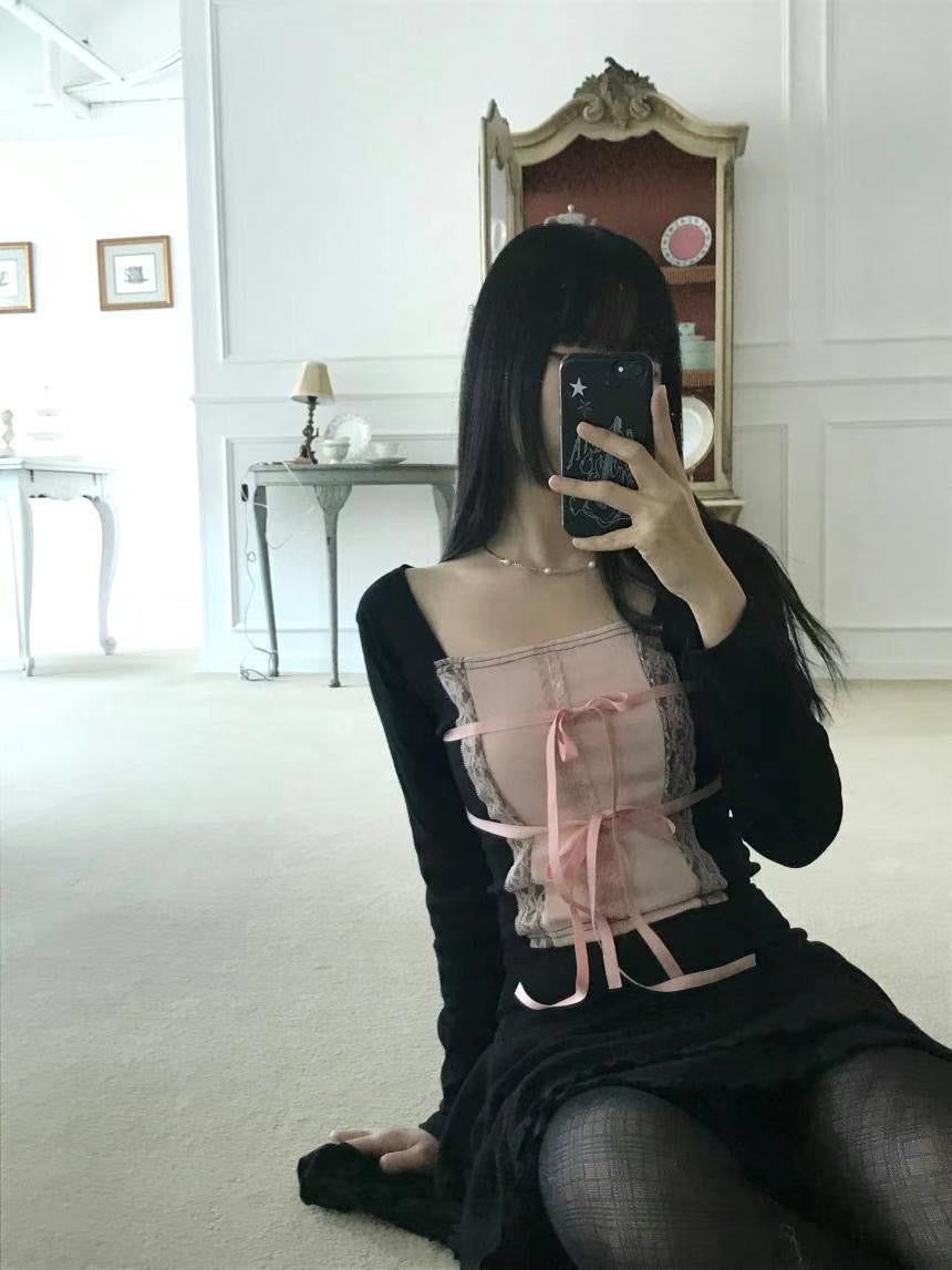 Vintage Ribbon Top