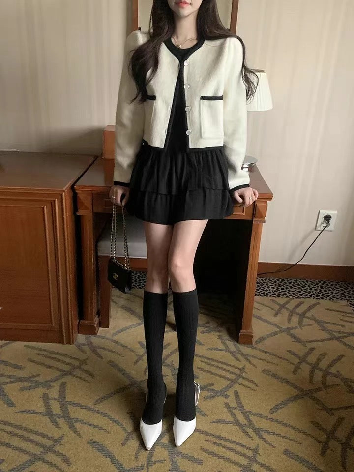 高質軟滑毛毛小香風Cardigans