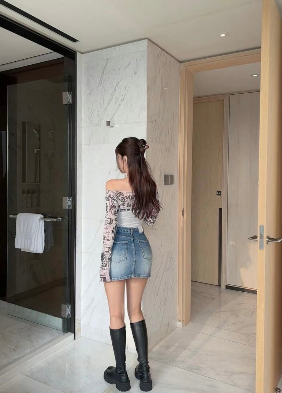 小性感美式復古鏤空背心Set