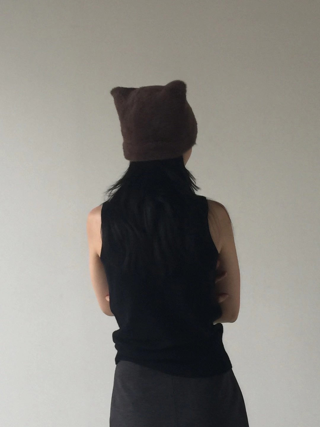高質感可愛毛毛貓耳帽