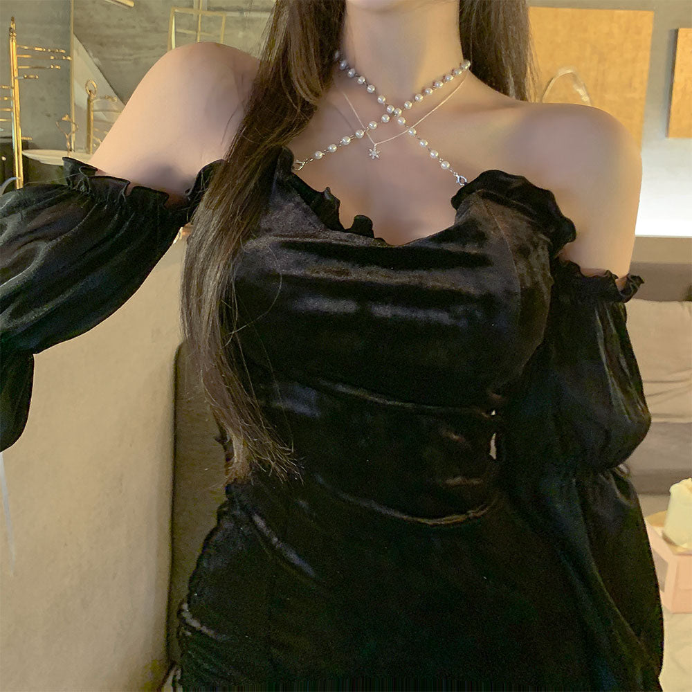 Velvet Pearl Dress