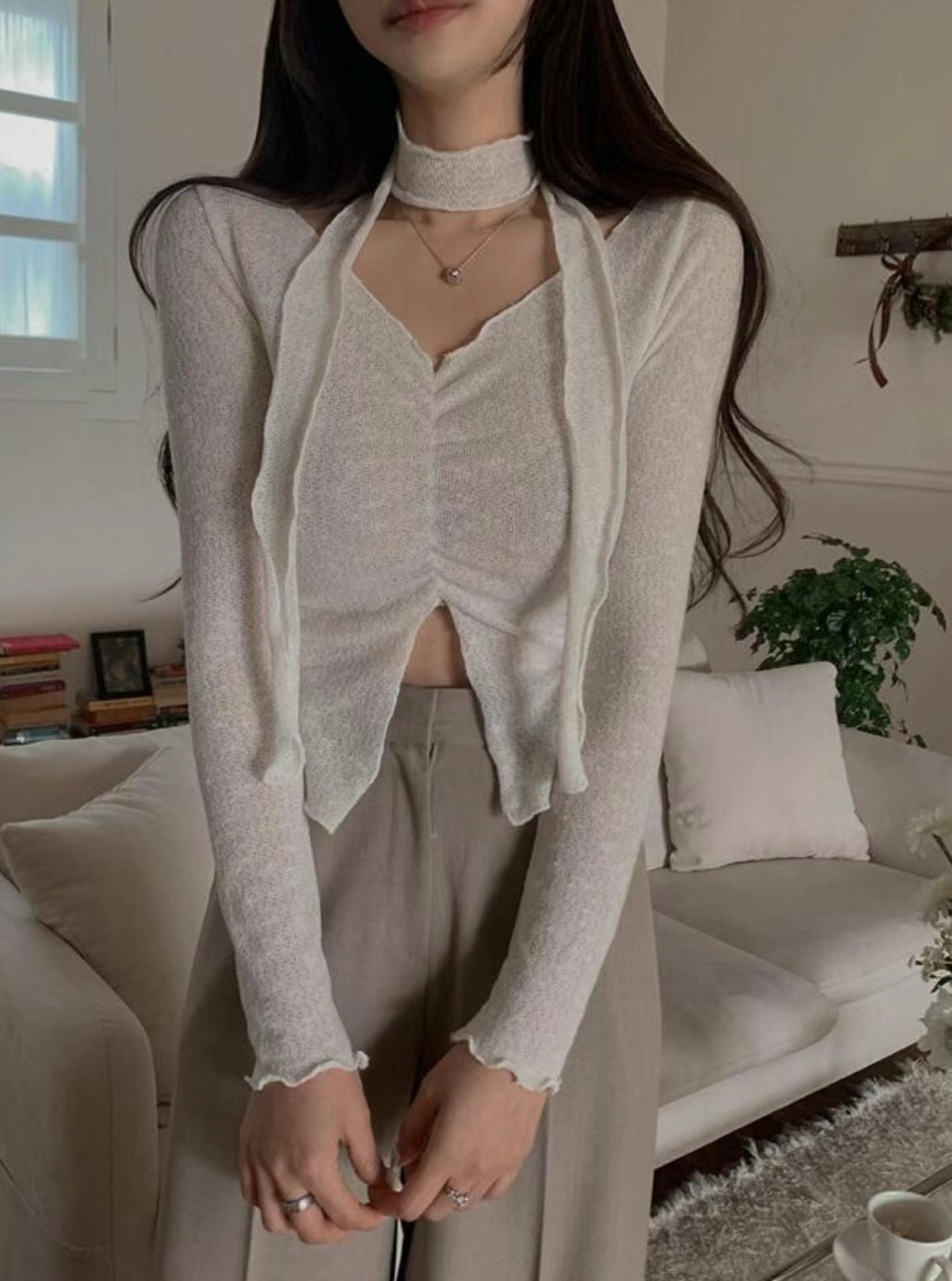 Lace Up Top Set