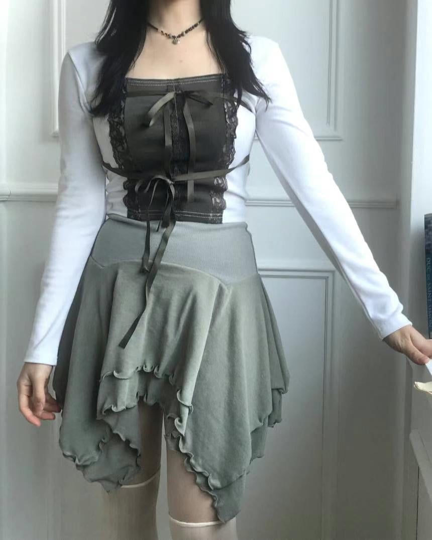 Vintage Ribbon Top