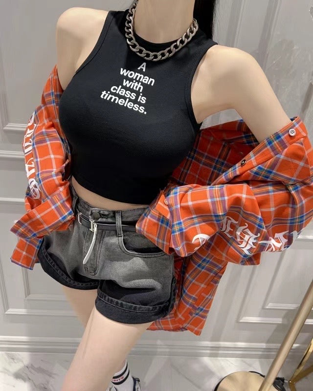 Timeless小性感顯瘦入膊背心