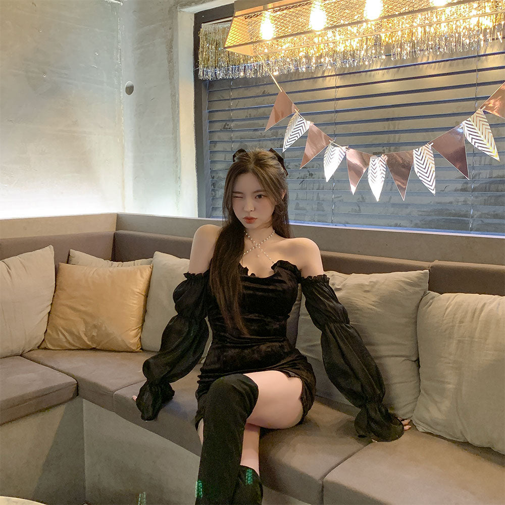 Velvet Pearl Dress