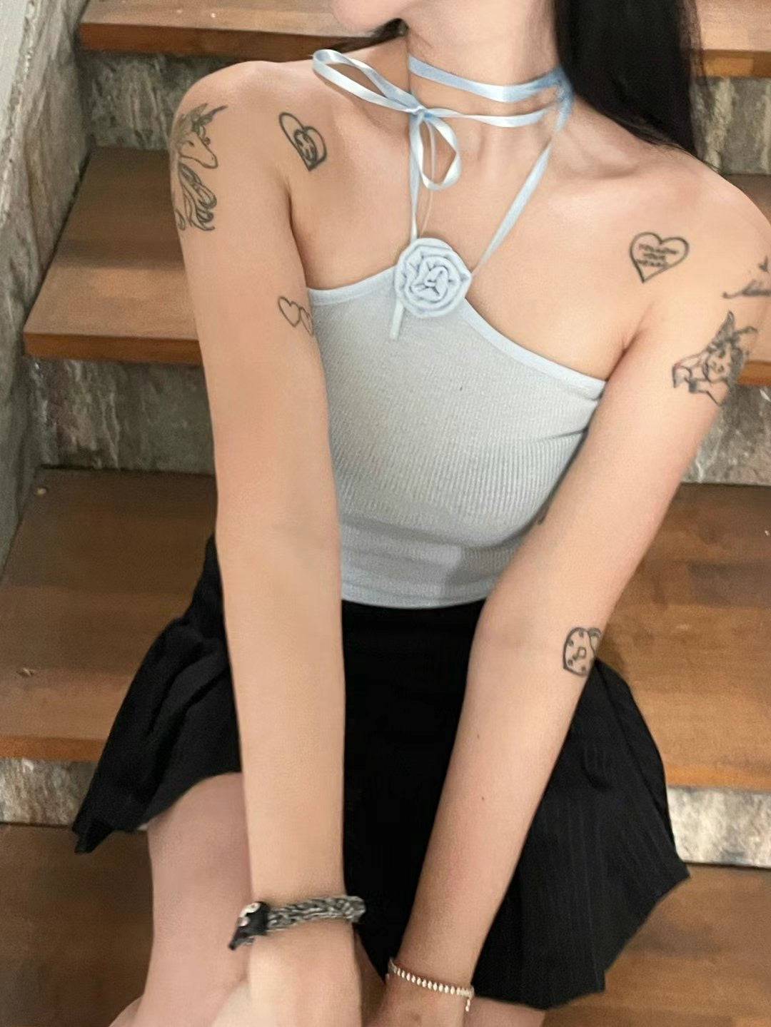 Rose Holter Top