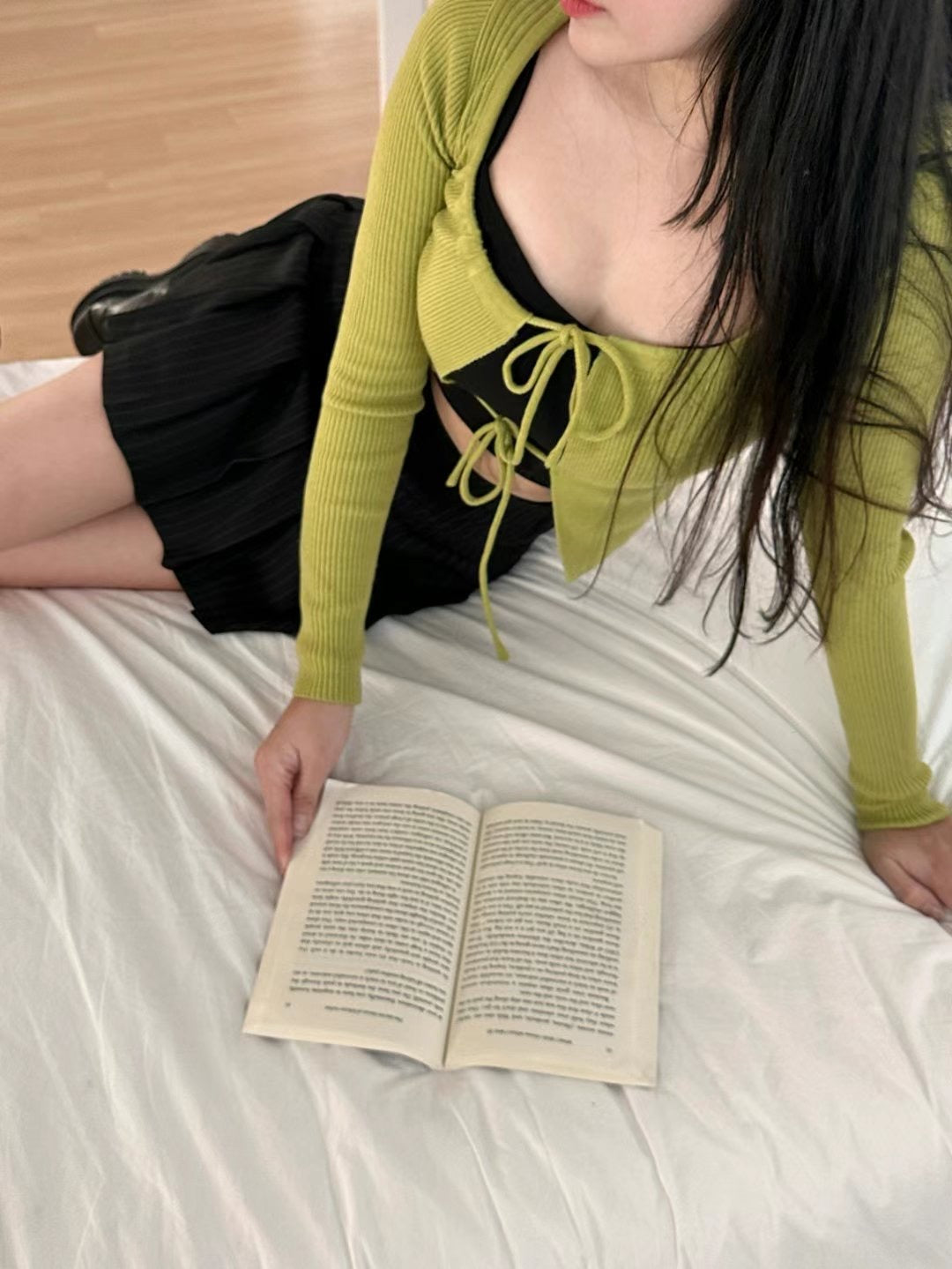 Double Ribbon Cardigans