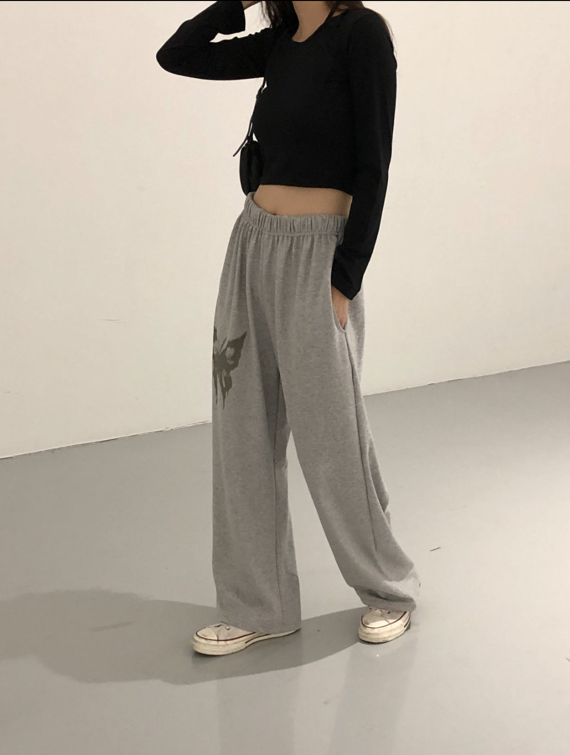 Vintage Butterfly Cotton Pant