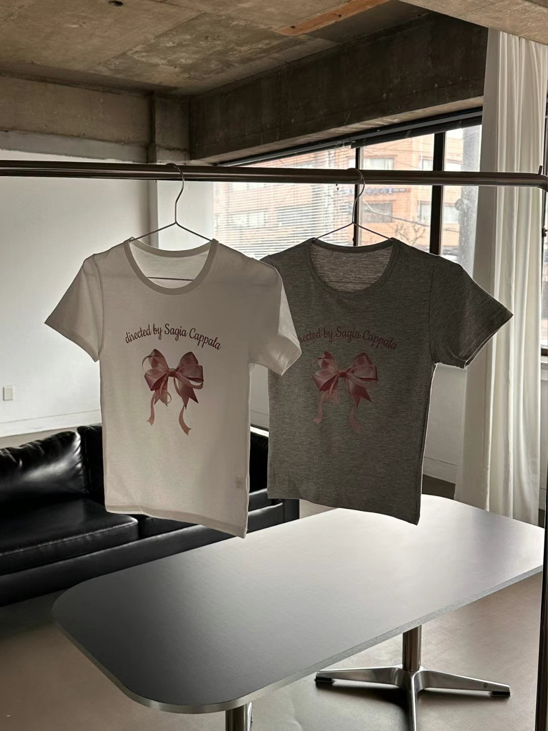 Ribbon Cappala Crop Tee