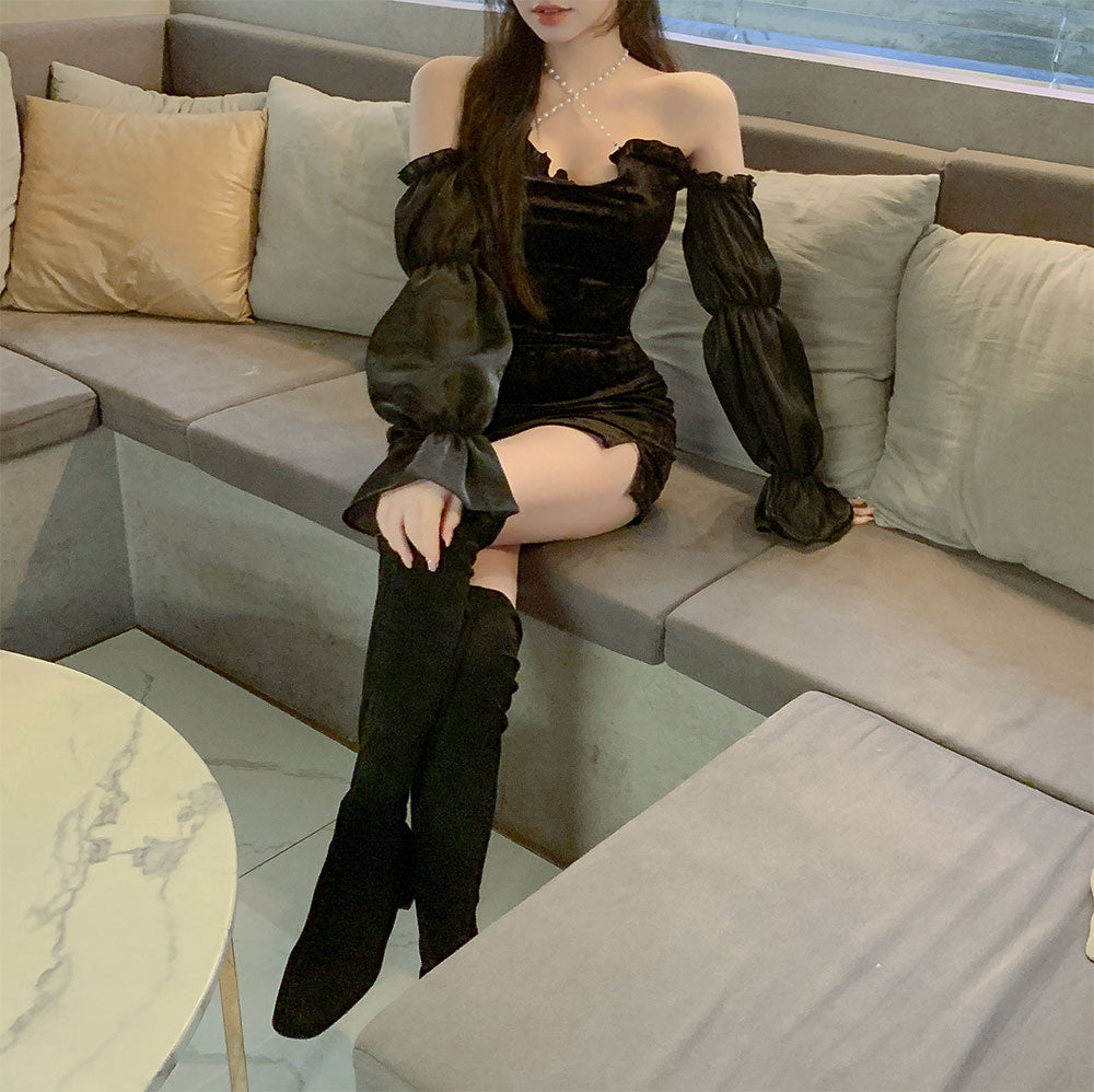Velvet Pearl Dress