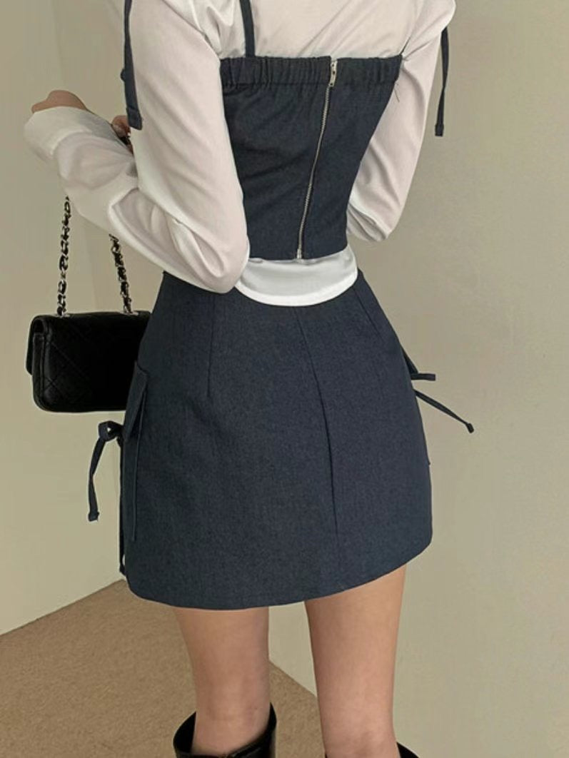 Denim Ribbon Set