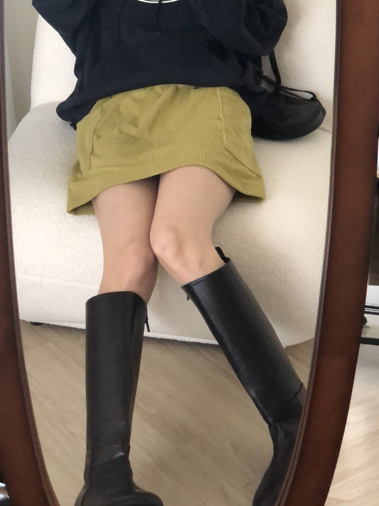 日常燈芯絨短裙