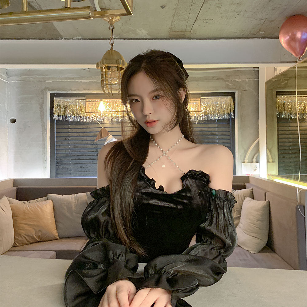 Velvet Pearl Dress