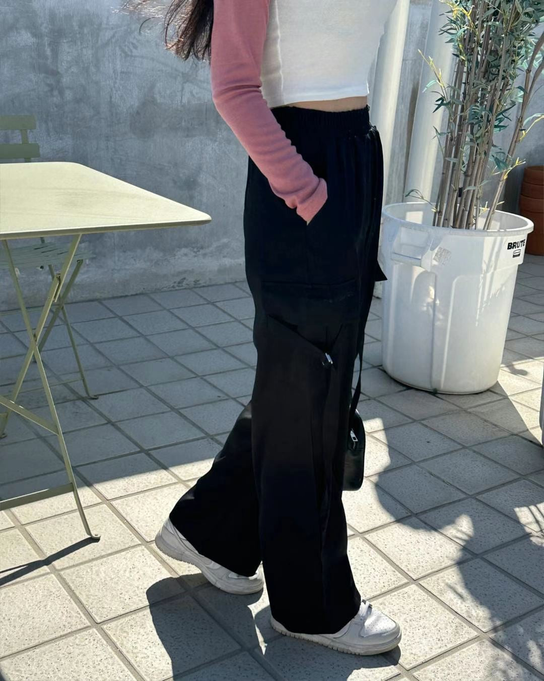 Strap Cargo Pants