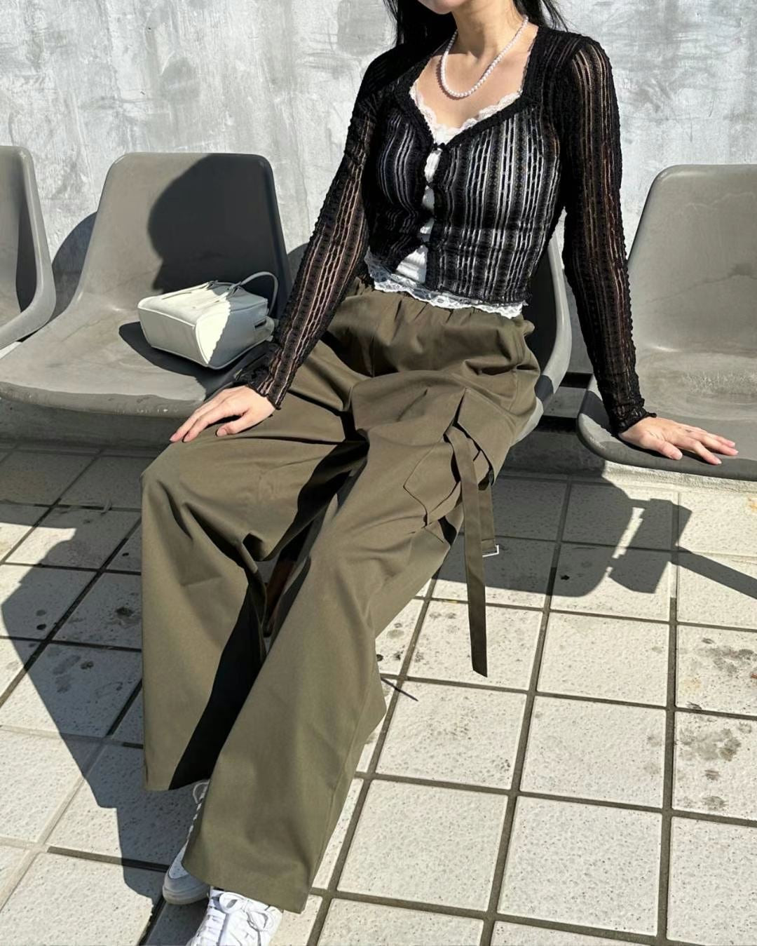 Strap Cargo Pants