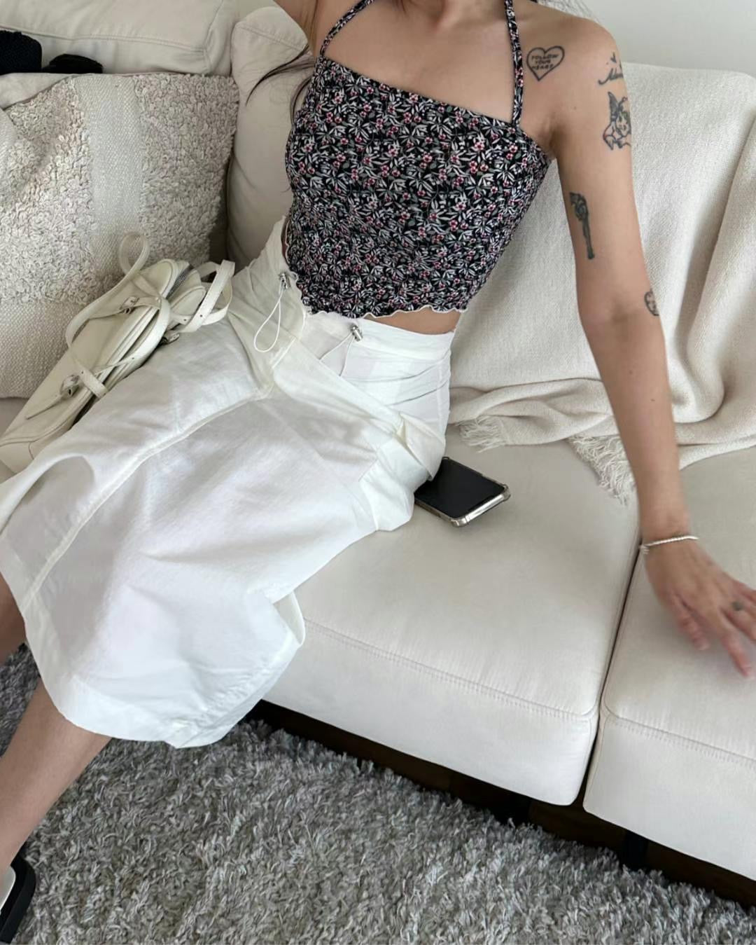 Sia Flower Halter Top
