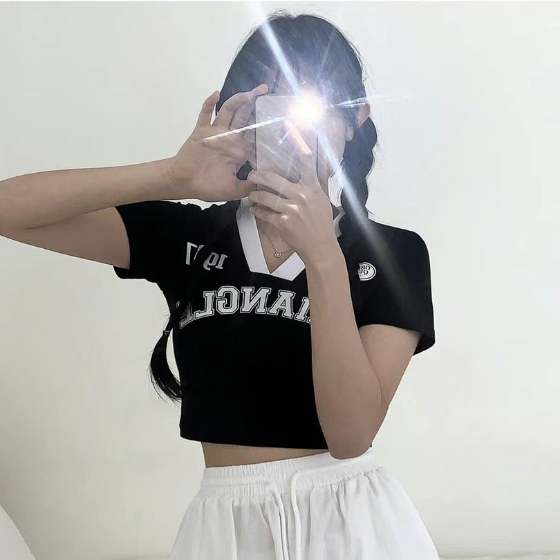 1987 Triangle Crop T