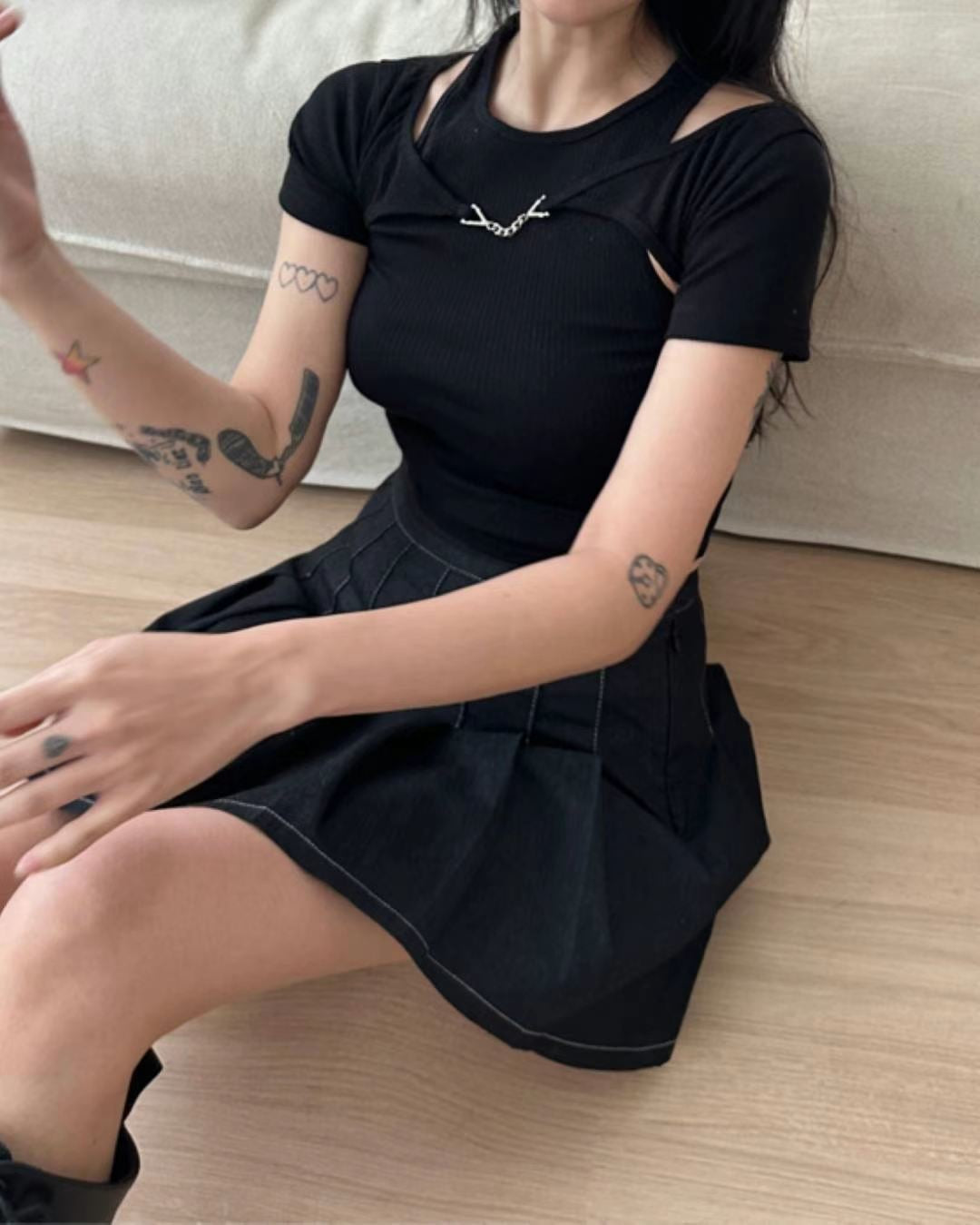 Owl Chain Top