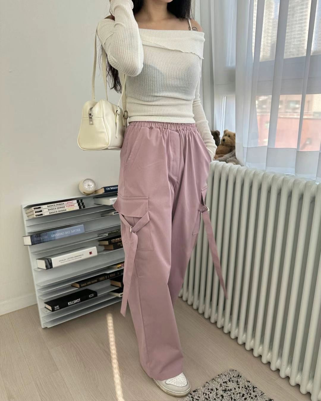 Strap Cargo Pants