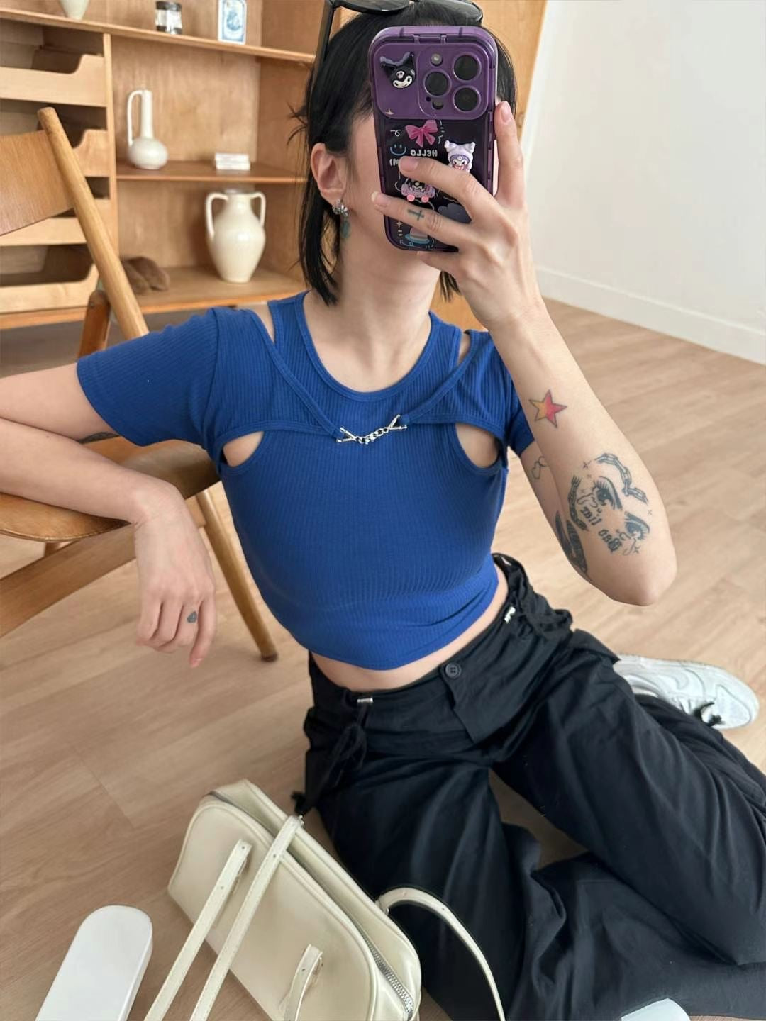 Owl Chain Top