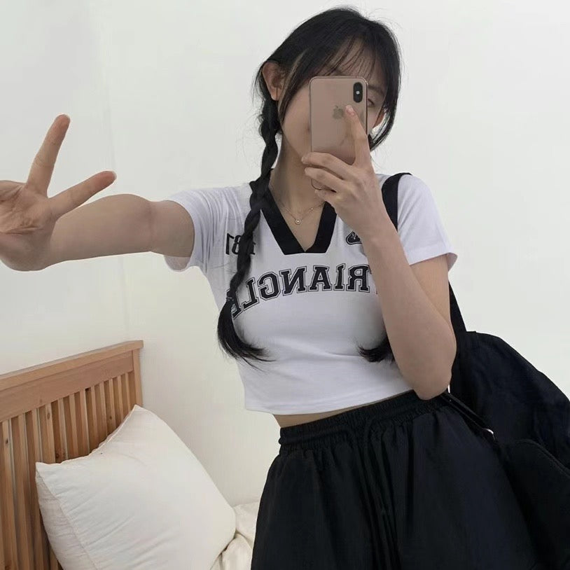 1987 Triangle Crop T